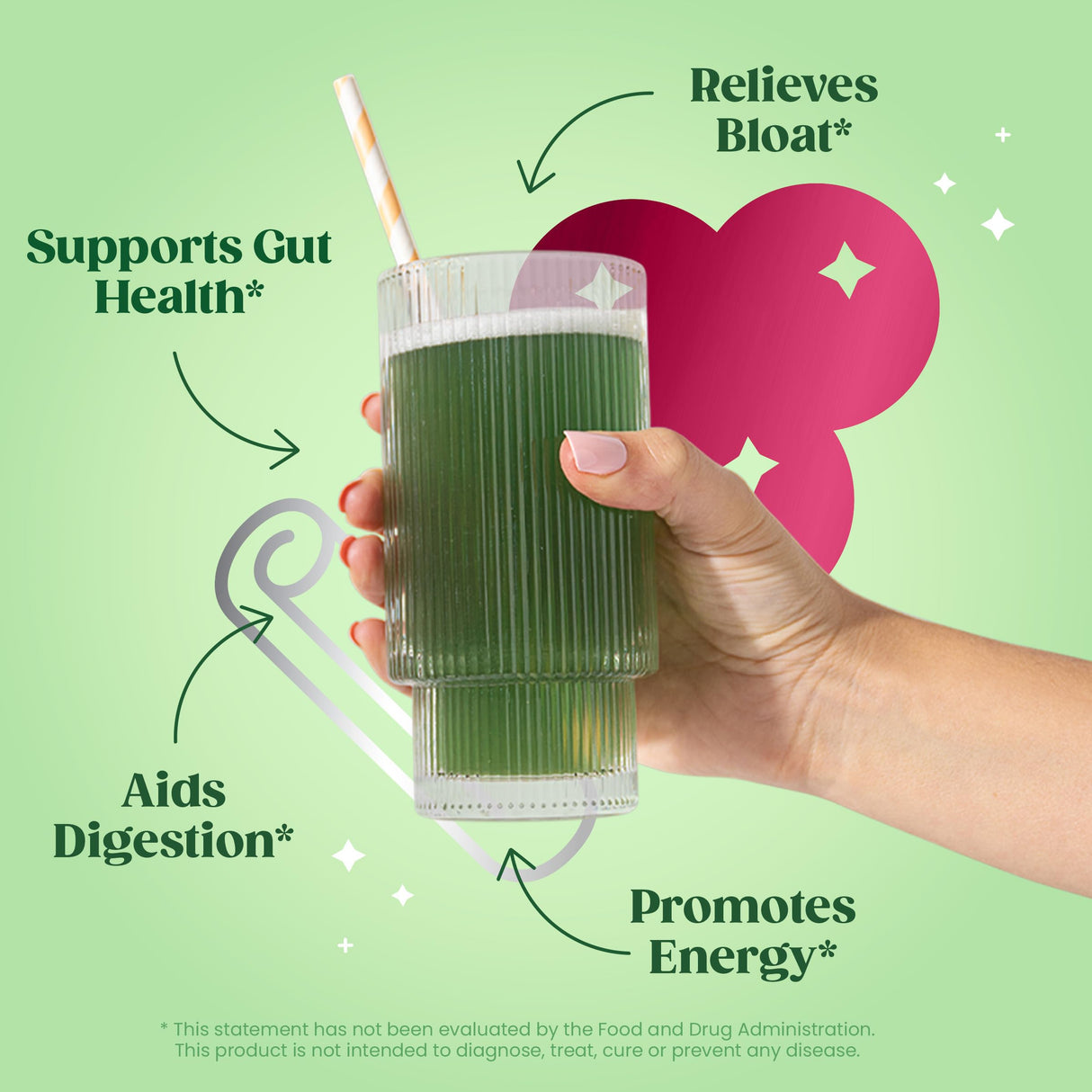 Bloom Nutrition Superfood Greens Powder, Digestive Enzymes with Probiotics and Prebiotics, Gut Health, Bloating Relief for Women, Chlorella, Green Juice Mix with Beet Root, 25 SVG, Spiced Cranberry