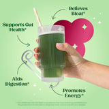 Bloom Nutrition Superfood Greens Powder, Digestive Enzymes with Probiotics and Prebiotics, Gut Health, Bloating Relief for Women, Chlorella, Green Juice Mix with Beet Root, 25 SVG, Spiced Cranberry