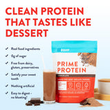 Equip Foods Prime Protein Powder | Clean, Grass Fed Beef Protein Isolate | Carnivore Protein Powder | Paleo, Keto Friendly | Gluten, Dairy Free | Helps Build & Repair Tissue | 30 Servings, Chocolate