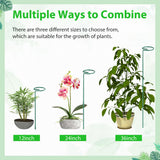 Unves 12 Pack Plant Support Stakes, 36 in Plant Stakes(36 or 24 or 12 Inch)