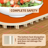 LYSXP 2025 Food Warming Mat, 15x23.6Inch 9-Level Temperature Adjustment, Multi-Functional Food Heater for Parties and Daily Use (Beige)