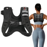 Weighted Vest for Women Men, 8lb Weight Vest with Reflective Stripe, Body Weight Vests Adjustable for Strength Training, Running, Walking, Workout, Jogging, Fitness, Fitness Gift for Men Women