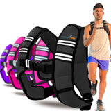 Gymnastics Power - Weighted Vest 6LB, 8LB, 10LB, 15LB, 25lb, 35lb, 45lb, 60lb Removable Iron Weights for Men and Women Workout for Calisthenics and Fitness Sport Training (Black, 10 LB)