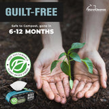 After Gym Body Wipes for Men (4pk) - 200 XL No Rinse Shower Wipes + 16 Travel Bath Sheets - 9"x12" - Mens Deodorant Disposable Washcloths for Bathing, Camping Essentials, Survival Gear and Supplies