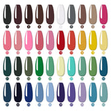 Gel palette Painting gel for nail art 40colors individual squares UV LED Gel for Nail Art DIY