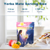 Yerba Mate Peach Mango Tea - Super Calm Yerba Mate - Low Sugar Content, Clean Energy with No Crash - Stay Refreshed and Focused Throughout the Day - Ideal for Health Enthusiasts - 30 Servings