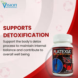 Vision Nutraceuticals Platexia with 3,000 FU Nattokinase NSP-2-90 Vegan Capsules - May Support Blood Circulation - Non-GMO & Kosher - 1 Capsule/Day, 3-Month Supply