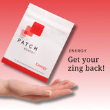The Patch Remedy Energy Patch | Guarana, Taurine, Glucuronolactone, Green Tea, B Vitamins | 30 Patches