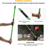 30 Feet Tree Pole Pruner Manual Branches Trimmer Tree Branch Garden Tools Loppers Hand Pole Saws Extendable Height Adustable System for Sawing and Shearing