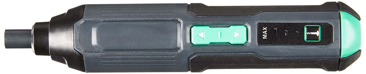 Amazon Basics by SKIL 4V Cordless Stick Screwdriver with 10-Piece Bit Set, USB Cable, LED Light, 3 Torque Settings