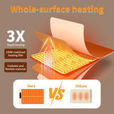 HGUNBI Food Warming Mat,Fast Heating Silicone Electric Warming Tray with 3 Level Temperature and 3 Level Timer, Roll Up Buffet Hot Plates Heat Pads