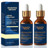 Olavita Serum, Olavita Liquid Solution Anti Aging Serum, Vitamin C & E Serum, Promotes Skin Collagen Production, smoothes wrinkles and fine lines (2PCS)