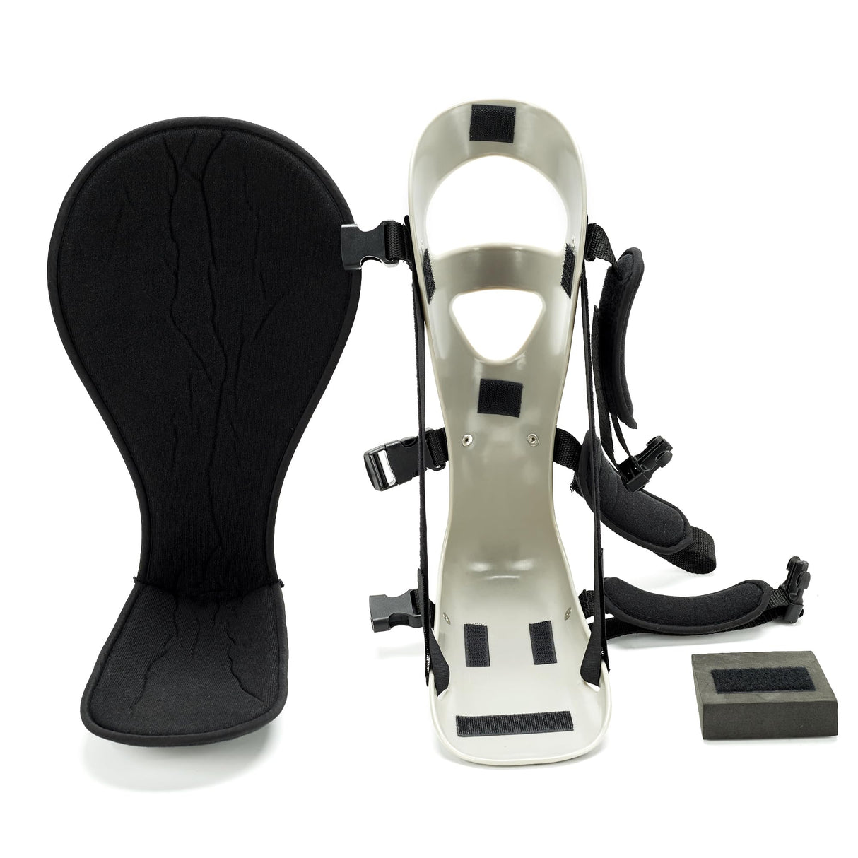 Plantar Fascitis Night Splint Adjustable Leg Support Brace for Fascia, Tendon and Calf Stretching, Heel and Bone Spur, Arch Pain Treatment Fit Right or Left Foot, Grey, Medium