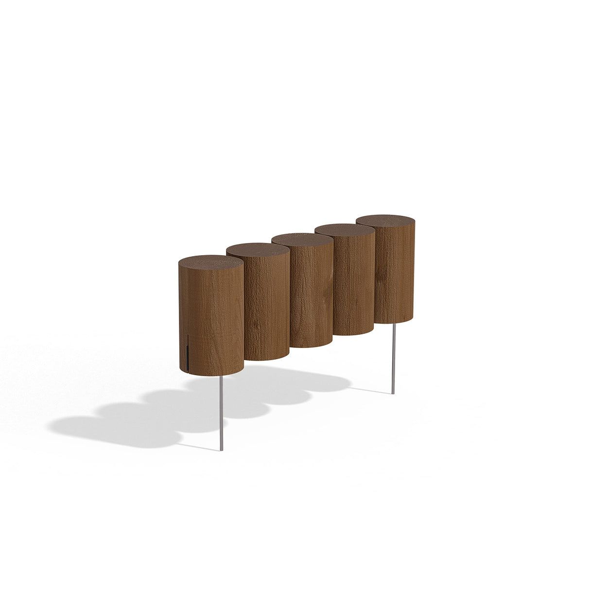 Greenes Fence 15 in. Full Log Edging (12-Pack, 15 ft. Total)