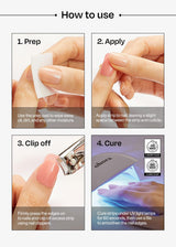 ohora Semi Cured Gel Nail Strips | Art, Glossy | N Dreaming
