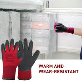 LOCCEF 2 Pairs Winter Work Gloves for Men and Women, Freezer Gloves for Work Below Zero, Thermal Insulated, Super Grip (XL)