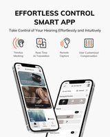 ELEHEAR-Beyond Hearing Aids, Rechargeable Bluetooth OTC Hearing Aids for Seniors with AI Noise Cancellation, Superior Sound Quality Smart, Bluetooth Enabled & App Control, Champagne Gold