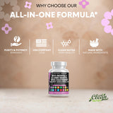 Myo-Inositol & D-Chiro Inositol 2050mg Fertility Supplement 40:1 Ratio - Prenatal Vitamins for Women with Ashwagandha Maca Root Vitex Chasteberry Iron DHA Folic Acid DIM Zinc - 2Pack