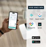 Wyze Scale Ultra, Smart Scale with 4.3" Color Display, Digital Bathroom Scale for Body Weight BMI Muscle Mass Composition, Wi-Fi & Bluetooth Body Fat Scale with Heart Rate- White