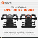 Body Sport Therapeutic Dual Speed Professional Vibrating Massager for Pain & Aching Muscle Relief – High-Powered, Effective, Chiropractic Myofascial Release Tool