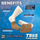 OrthoSleeve Turf Toe Brace TT3 specifically designed to treat and prevent Hallux Limitis and relieve pain from big toe fractures (L/XL Right Foot)
