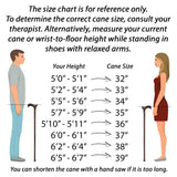 Asterom Walking Cane - Handmade, Ergonomic, Canes for Men - Wooden Walking Sticks for Seniors, Unique, Cool (Walnut, 36 Inches)