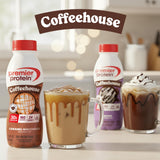 Premier Protein COFFEEHOUSE 30g Protein Shake, Caramel Macchiato, 12 Pack