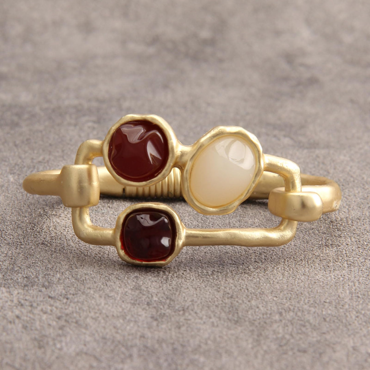 joymiao Gold Bracelet for Women Trendy Chunky Thick Gold Bangles Bracelet