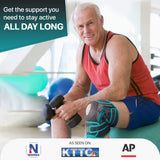 DR. BRACE ELITE Knee Brace with Side Stabilizers & Patella Gel Pads for Maximum Knee Pain Support and fast recovery for men and women-Please Check How To Size Video (Earth, Small)