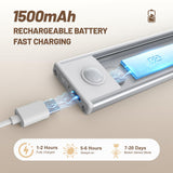 6 Pack Under Cabinet Lights Wireless, 32 LED Motion Sensor Light Indoor Rechargeable Magnetic Closet Lights Battery Operated, Under Counter Lights for Kitchen, Wardrobe, Stairs, Warm Light