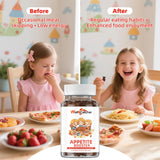 Appetite Booster Gummies for Kids Adults: Appetite Support Supplement with Bromelain Hawthorn Zinc Vitamin B12 for Healthy Digestive & Nutritional Balance, Sugar Free Mixed Fruit Flavor Vegan 30 Days