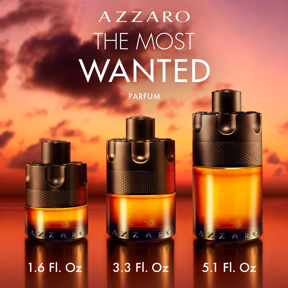 Azzaro The Most Wanted Parfum - Intense Mens Cologne - Spicy & Sensual Fragrance for Date - Lasting Wear - Irresistible Luxury Perfumes for Men, 3.3 Fl. Oz