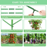 Moirsunt 66Inch Tomato Cage for Garden, 4Pack Plant Support Garden Stakes