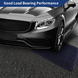 4 Inch Rise Threshold Ramp Anti-Slip Wheelchair Ramp Rubber Curb Ramp for Home Doorways 3 Feet Long 5500lbs Load Capacity(Anti-Slip Design)