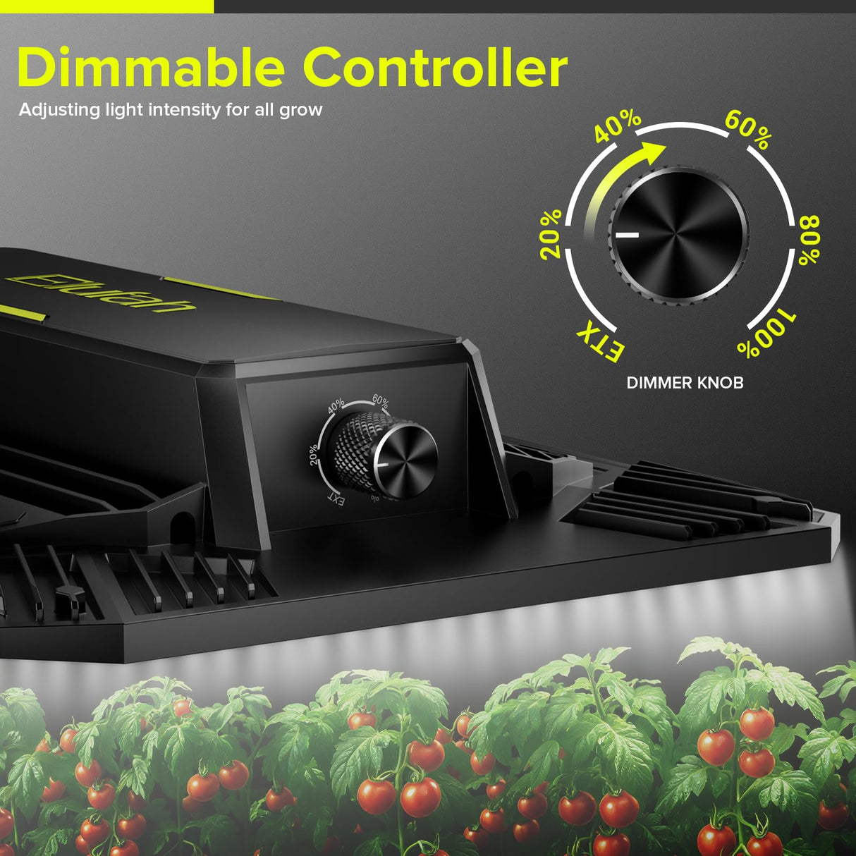 Elufah LED Grow Light for Indoor Plants 120W Plant Lights Full Spectrum