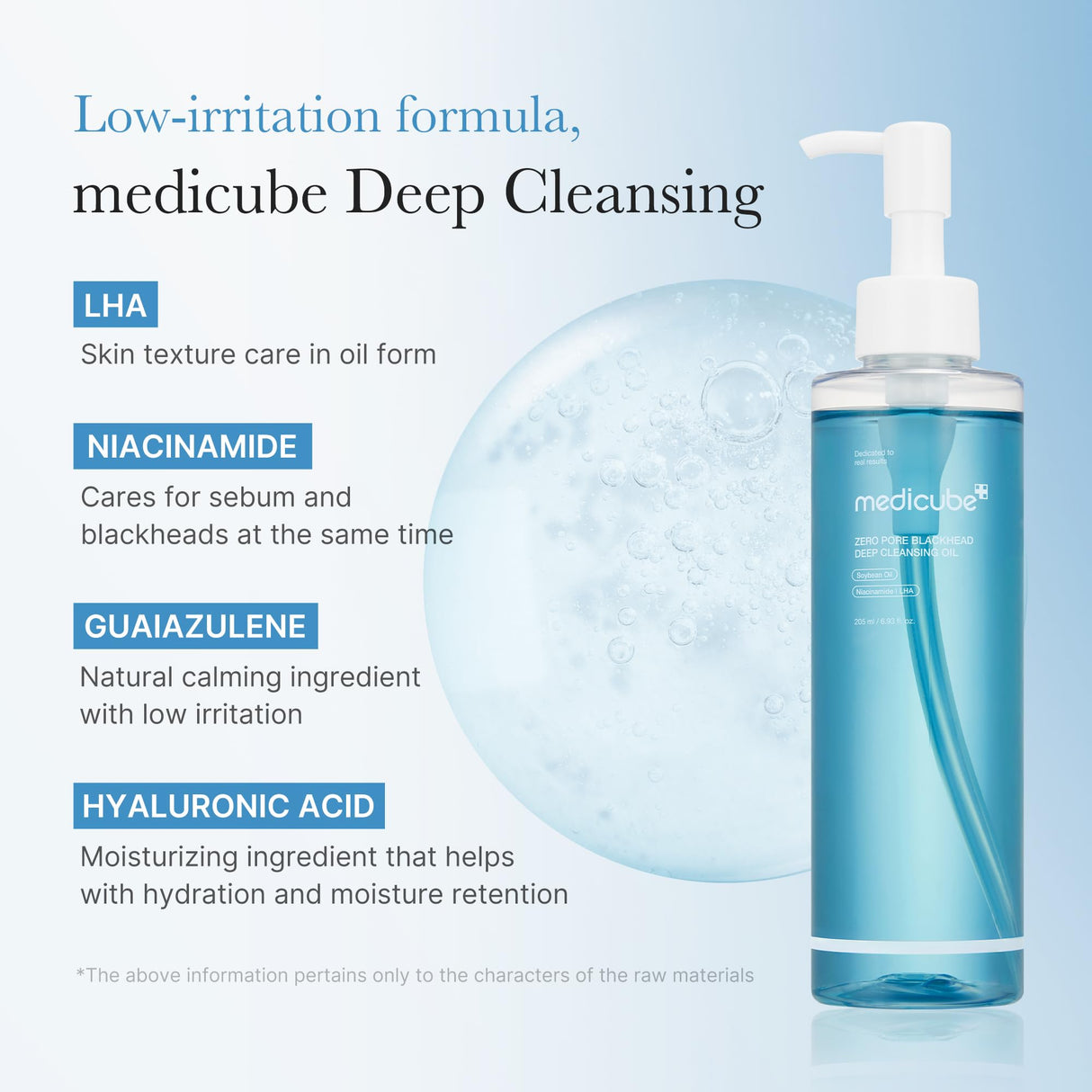 medicube Glass Glow Flawless Pore Care Step 1: Zero Pore Blackhead Deep Cleansing Oil and Zero Pore Toner