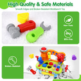 Toys for 1 Year Old Boy, Musical Toy Tool Bench, 1 2 3 Years old Boy Gifts