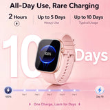 Smart Watch for Women, Bluetooth Answer/Make Calls, 1.83"HD Screen, 2 Bands