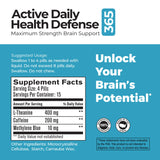 Best 365 Labs Maximum Strength Brain Support - Methylene Blue, Caffeine, and L-Theanine - Improve Focus and Memory - Unlock Your Brain’s Potential - 60 Tablets