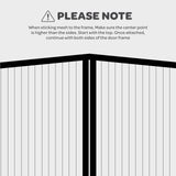 Hands-Free Magnetic Screen Door, Heavy Duty Fiberglass Self Sealing Screen Door Mesh Protector, Pet & Kid-Friendly, Stay-Open Buckle Keeps Bugs Out While Nature in, Fits Door Size (39.4" x 82.7")