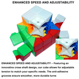 Giant Magic Cube, 18CM Big 3x3 Speed Cube Color-Matching 3D Sensory Puzzle Box Super Large Birthday Christmas Stocking Stuffers Gift for Kids Adults Fidget Toy Brain Teasers Cubing Classroom Speed Toy