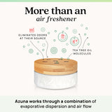 Azuna Air Freshener and Odor Eliminator for Strong Odor Gel 12oz Refill Pouch with Tea Tree Oil | Plant-Based & Long Lasting | Pet, Smoke, Home and Bathroom | Natural Scent | Last 60-90 Days