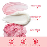 spa luxetique Gift Set for Women, Bath Sets for Women Gift, 8 Pcs Rose Spa Basket Includes Bubble Bath, Shower Gel, Body Lotion, Mom Birthday Gifts, Christmas Gifts for Her
