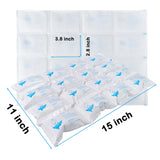 TarppedRock Dry Ice Packs for Shipping Frozen Food, 10 Sheets Reusable Cold Ice Packs for Coolers, Lunch Bag, Flexible Long-Lasting Ice Blanket Sheets
