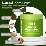 4 in 1 Gummies,Shilajit Gummie,4 in 1 Shilajit Gummies for Men, Vegan & Sugar Free Formula Natural Energy & Vitality Support (1*PCS)