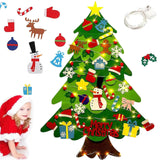 Montessori Felt Christmas Tree for Toddlers, Montessori Christmas Tree, Montessori Christmas Tree Felt with Lights