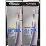 Neutrogena Lot Of 2 Neutrogena Rapid Wrinkle Repair Retinol Serum 1Fl Oz Ea New & Unused