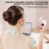 TENS Unit - Wireless Muscle Stimulator for Pain Relief, Dual Channel 16 Intensity TENS EMS Machine, LED-Display Rechargeable Cordless Portable Remote Feet/Leg/Shoulder/Lower Back/Neck Massager