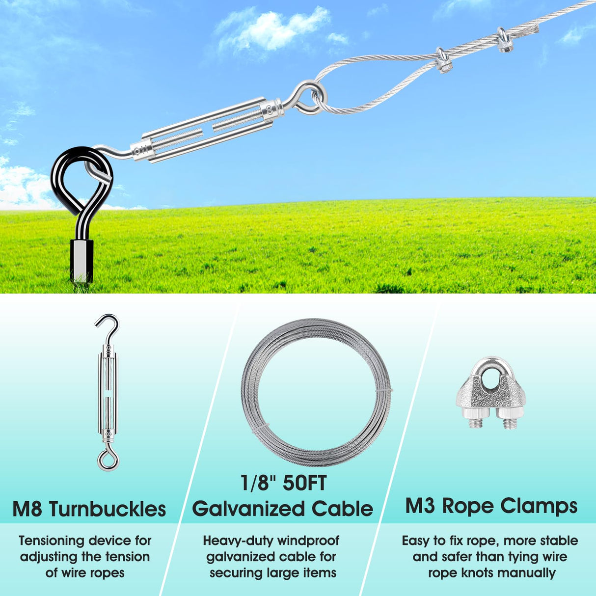 Ground Anchors Heavy Duty Shed Anchors Kit Mobile Home Anchor, 4x15in