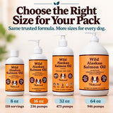 Natural Dog Company Wild Alaskan Salmon Oil for Dogs - 16 oz